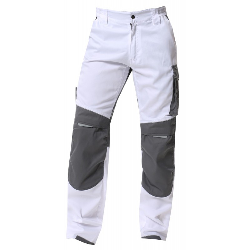 Spodnie robocze Ardon SUMMER 176-182cm biało-szare H5623