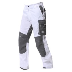 Spodnie robocze Ardon SUMMER 176-182cm biało-szare H5623