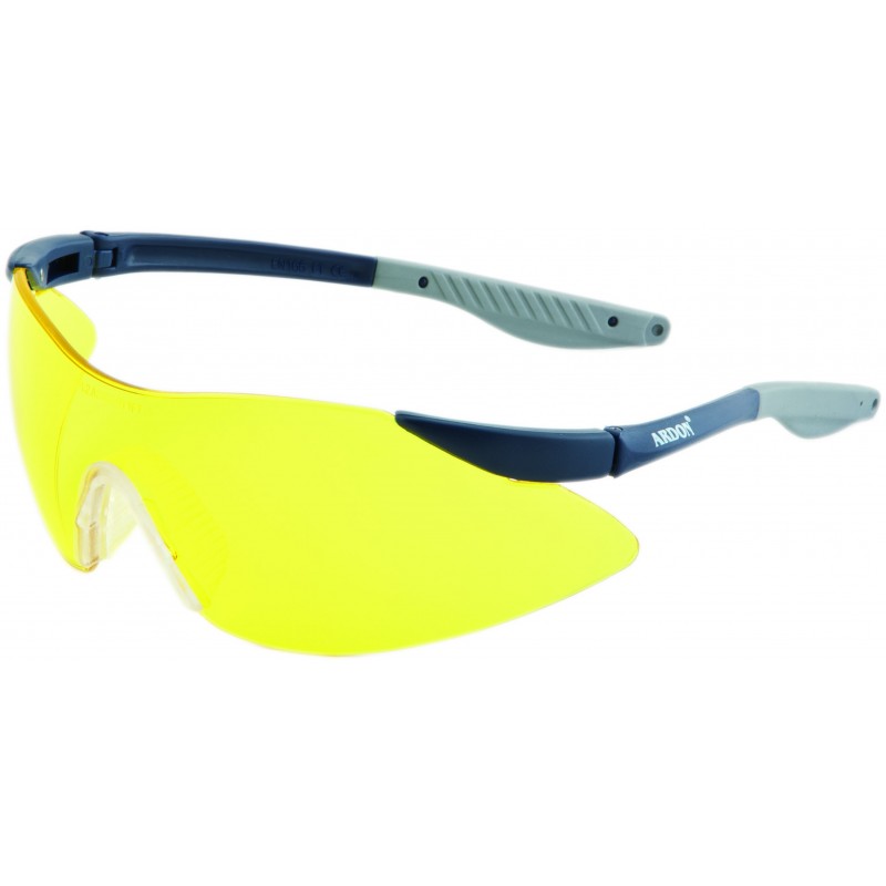 Okulary ochronne robocze Ardon V7300 żółte E4008