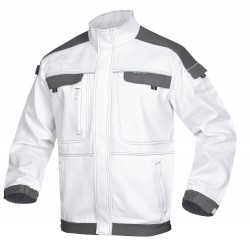 Bluza robocza bawełniana Ardon COOL TREND biało-szara H8800