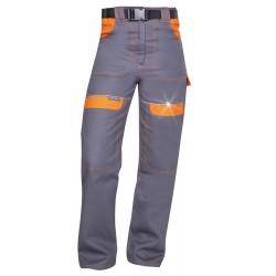 Damskie spodnie bawełniane Ardon COOL TREND szare H9101