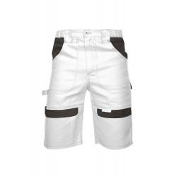 Krótkie spodnie malarskie, spodenki, szorty ARDON COOL TREND biało-szare