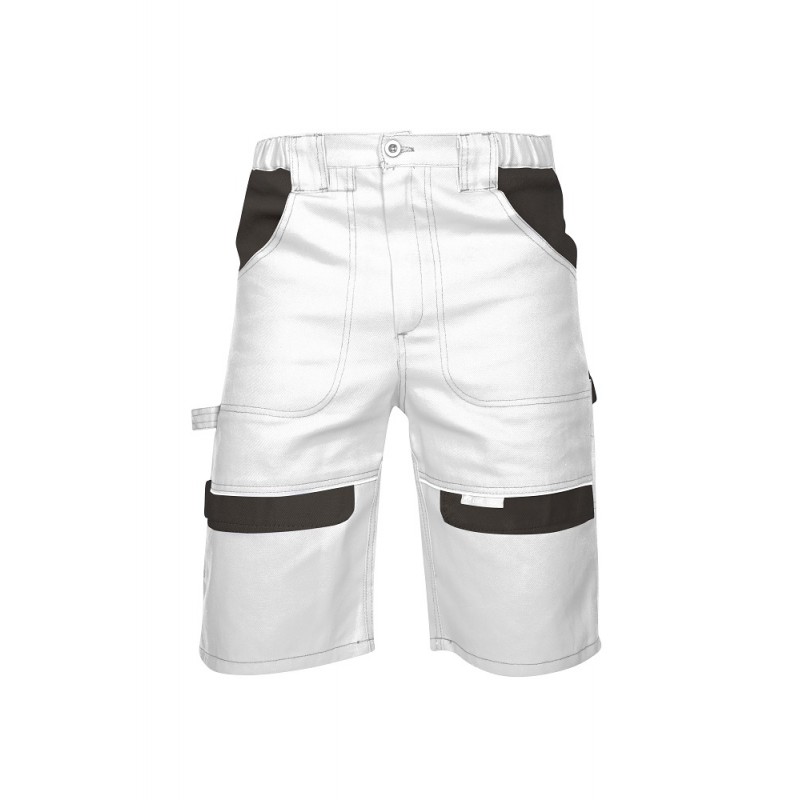 Krótkie spodnie, szorty ARDON COOL TREND biało-szare H8807